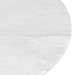 CCF8269-DW 1.3m Marble Top Oval Coffee Table - Natural - Furniture Castle