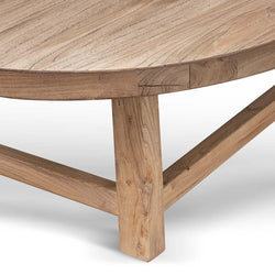 CCF8270 100cm Elm Coffee Table - Natural - Furniture Castle