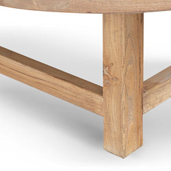CCF8270 100cm Elm Coffee Table - Natural - Furniture Castle