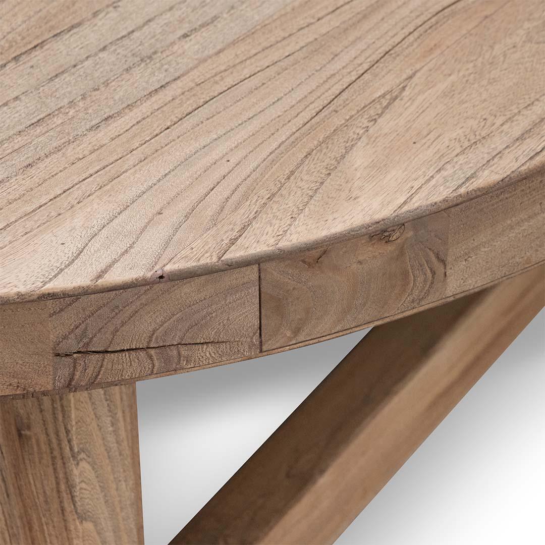 CCF8270 100cm Elm Coffee Table - Natural - Furniture Castle