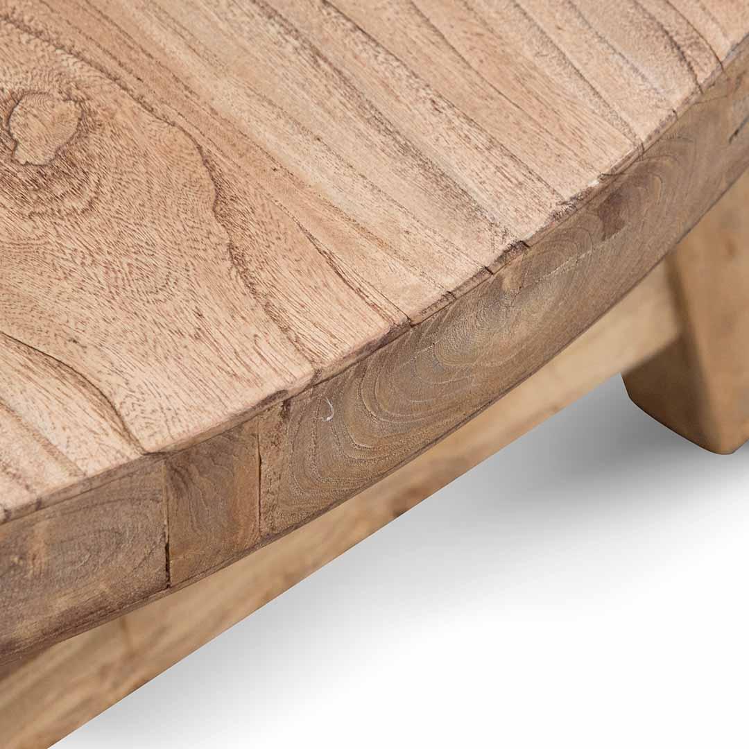 CCF8270 100cm Elm Coffee Table - Natural - Furniture Castle