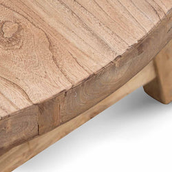CCF8270 100cm Elm Coffee Table - Natural - Furniture Castle