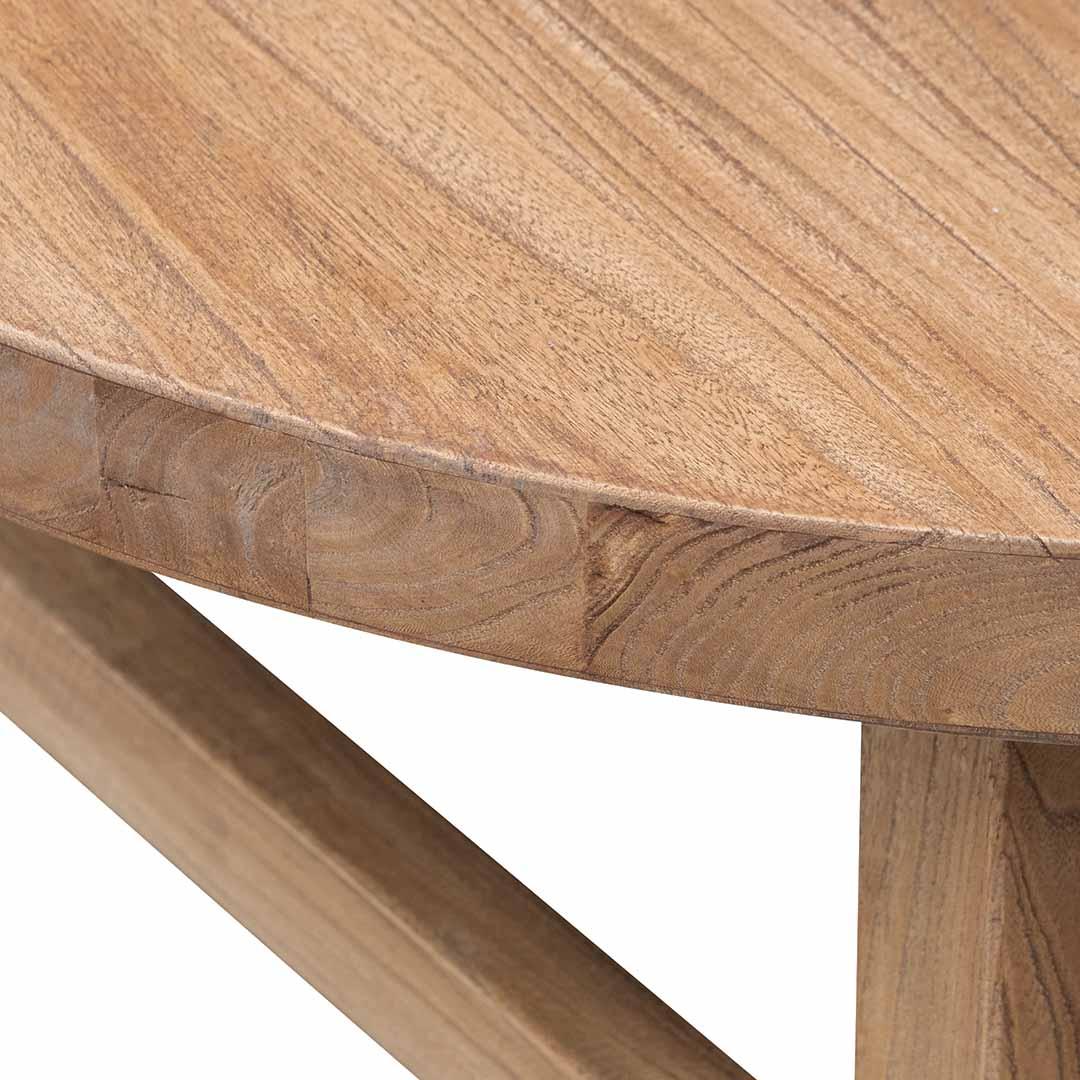 CCF8270 100cm Elm Coffee Table - Natural - Furniture Castle