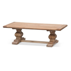CCF8271 120cm Elm Coffee Table - Natural - Furniture Castle