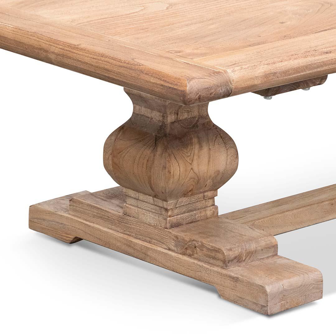 CCF8271 120cm Elm Coffee Table - Natural - Furniture Castle