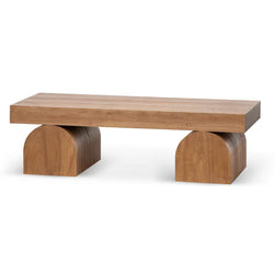 CCF8284-NI 1.3m Elm Coffee Table - Natural - Furniture Castle