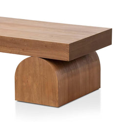 CCF8284-NI 1.3m Elm Coffee Table - Natural - Furniture Castle