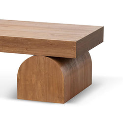 CCF8284-NI 1.3m Elm Coffee Table - Natural - Furniture Castle