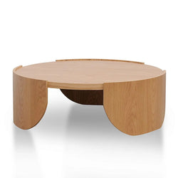 CCF8311-CN 1.1m Round Coffee Table - Natural - Furniture Castle