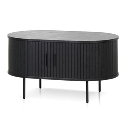 CCF8441-KD 100cm Coffee Table - Full Black - Furniture Castle