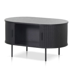 CCF8441-KD 100cm Coffee Table - Full Black - Furniture Castle