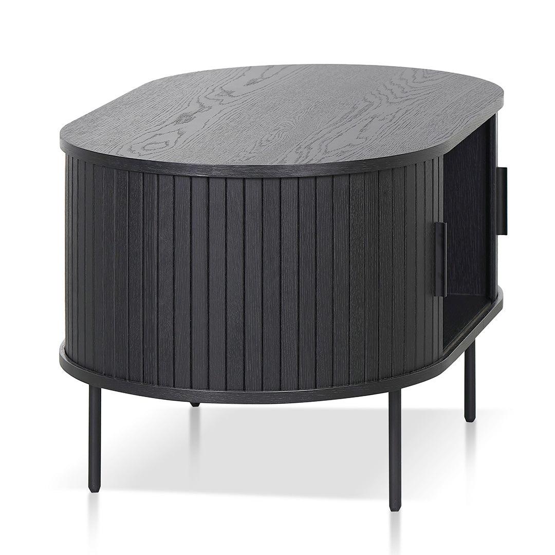 CCF8441-KD 100cm Coffee Table - Full Black - Furniture Castle