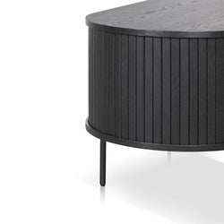 CCF8441-KD 100cm Coffee Table - Full Black - Furniture Castle