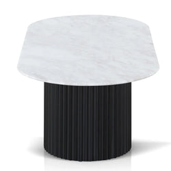 CCF8582-DW 1.3m Marble Coffee Table - Black - Furniture Castle