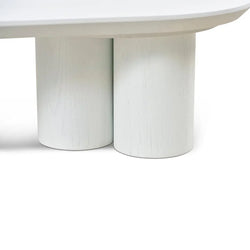 CCF8788-CN 1.3m Coffee Table - Full White - Furniture Castle