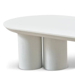 CCF8788-CN 1.3m Coffee Table - Full White - Furniture Castle