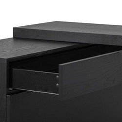 Charlie Extendable Home Office Desk - Black - Furniture Castle