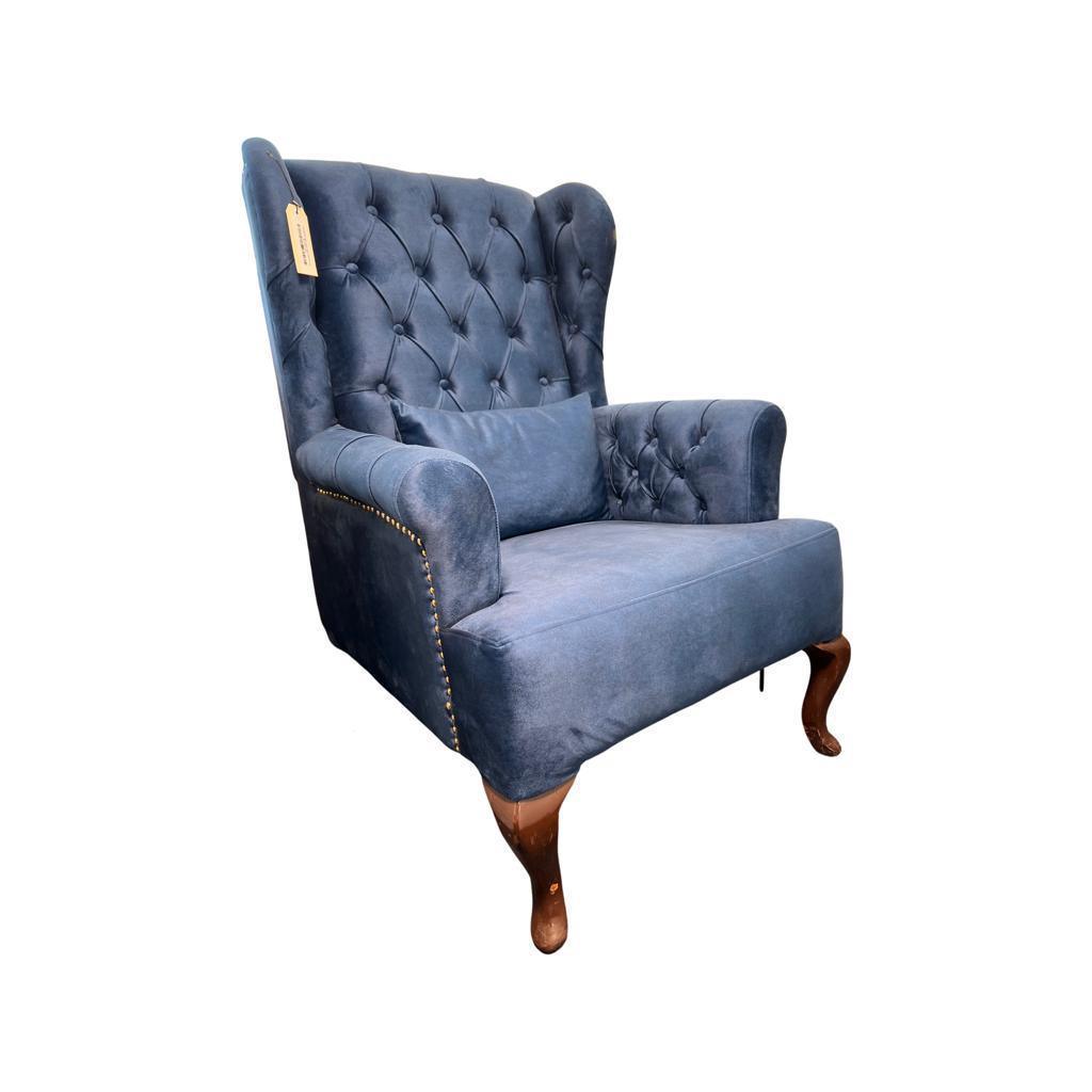 Chesterfield High Back Chairs Upholstered - Furniture Castle