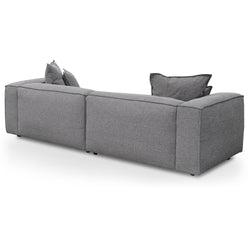 CLC2734-KSO 4 Seater Sofa with Cushion and Pillow - Graphite Grey - Furniture Castle