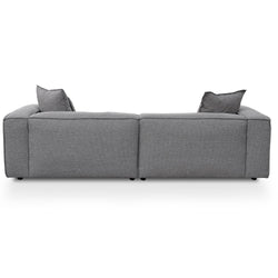 CLC2734-KSO 4 Seater Sofa with Cushion and Pillow - Graphite Grey - Furniture Castle