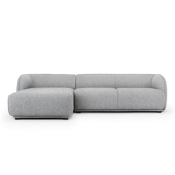 CLC2744-FA 3 Seater Left Chaise Sofa - Graphite Grey - Furniture Castle