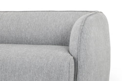 CLC2744-FA 3 Seater Left Chaise Sofa - Graphite Grey - Furniture Castle