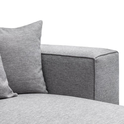 CLC2851-CA 3 Seater Right Chaise Sofa - Graphite Grey - Furniture Castle