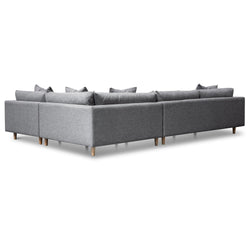 CLC2854-CA Right Return Modular Sofa - Graphite Grey - Furniture Castle