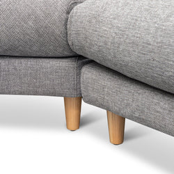 CLC2854-CA Right Return Modular Sofa - Graphite Grey - Furniture Castle