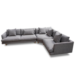 CLC2854-CA Right Return Modular Sofa - Graphite Grey - Furniture Castle