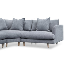 CLC2854-CA Right Return Modular Sofa - Graphite Grey - Furniture Castle