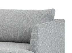 CLC2863-FA Seater With Left Chaise Sofa - Graphite Grey with Natural Legs - Furniture Castle
