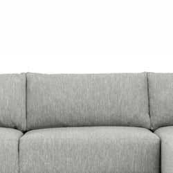CLC2938-FA 3 Seater Right Chaise Fabric Sofa - Graphite Grey - Furniture Castle