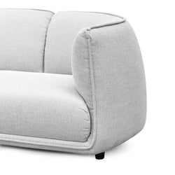 CLC6093-KSO 3 Seater Fabric Sofa- Light Texture Grey - Furniture Castle
