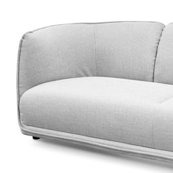 CLC6093-KSO 3 Seater Fabric Sofa- Light Texture Grey - Furniture Castle