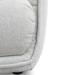 CLC6093-KSO 3 Seater Fabric Sofa- Light Texture Grey - Furniture Castle