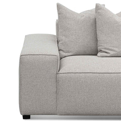 CLC6533-CA 3 Seater Right Chaise Fabric Sofa - Sterling Sand - Furniture Castle