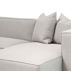 CLC6533-CA 3 Seater Right Chaise Fabric Sofa - Sterling Sand - Furniture Castle