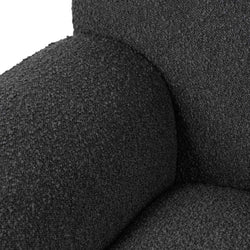 CLC6645-CA Right Chaise Sofa - Charcoal Boucle - Furniture Castle