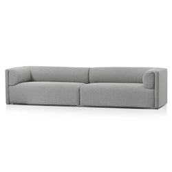 CLC6649-CA 4 Seater Fabric Sofa - Grey - Furniture Castle