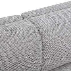 CLC6649-CA 4 Seater Fabric Sofa - Grey - Furniture Castle