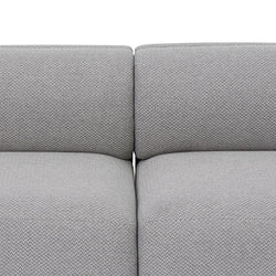 CLC6649-CA 4 Seater Fabric Sofa - Grey - Furniture Castle
