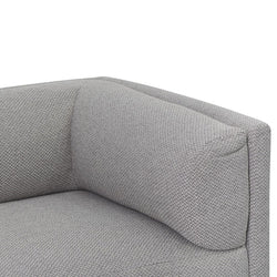 CLC6649-CA 4 Seater Fabric Sofa - Grey - Furniture Castle