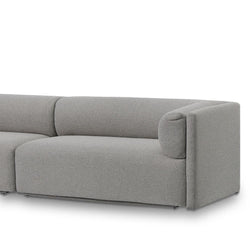 CLC6649-CA 4 Seater Fabric Sofa - Grey - Furniture Castle