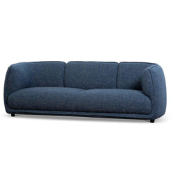 CLC6651-KSO 3 Seater Fabric Sofa - Dark Blue - Furniture Castle