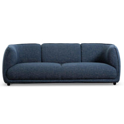 CLC6651-KSO 3 Seater Fabric Sofa - Dark Blue - Furniture Castle