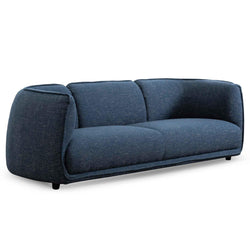 CLC6651-KSO 3 Seater Fabric Sofa - Dark Blue - Furniture Castle