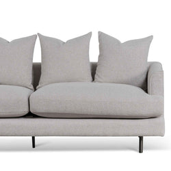 CLC6687-CA 3 Seater Sofa - Sterling Sand with Black Legs - Furniture Castle
