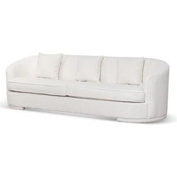 CLC6742-FS 4 Seater Sofa - Ivory White Boucle - Furniture Castle