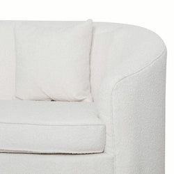 CLC6742-FS 4 Seater Sofa - Ivory White Boucle - Furniture Castle